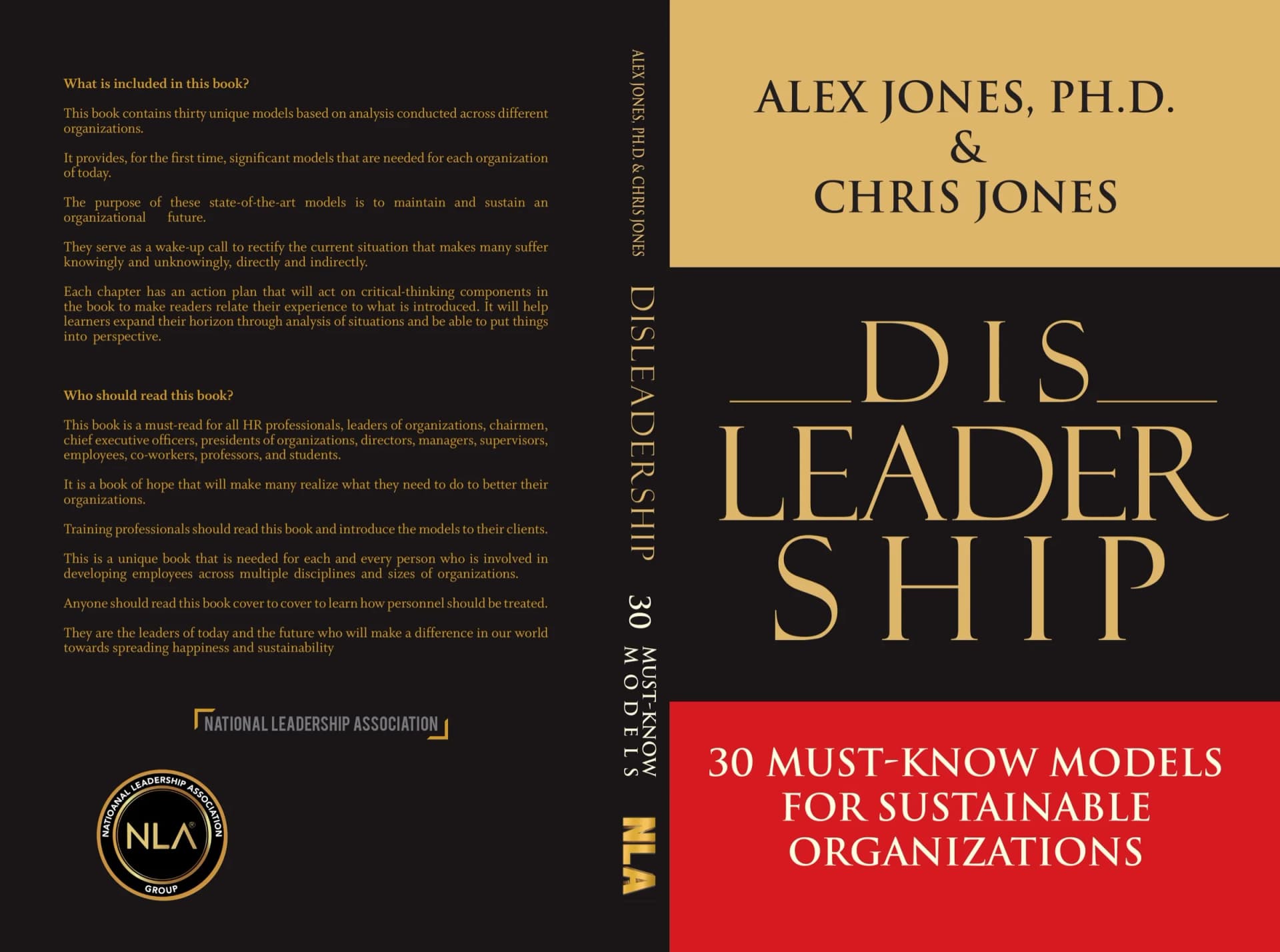 Cover of the DISLEADERSHIP book by Dr. Alex Jones