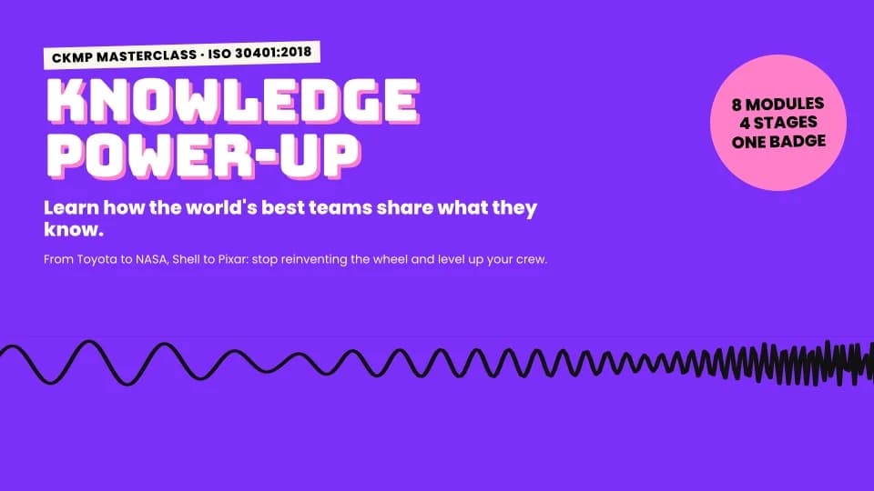 Knowledge Power-Up Course Cover