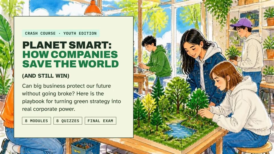 Planet Smart: How Companies Save the World (and Still Win) Course Cover